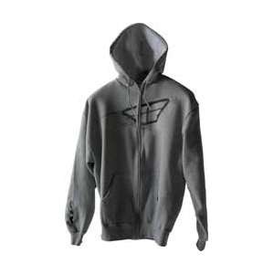  FLY CASUAL FLY GIRL ZIP HOOD DECAY GRY S 36 9695S 