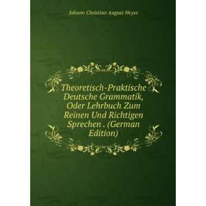   German Edition) (9785876321084) Johann Christian August Heyse Books