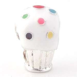  CK3 Colorful Cupcake Bead Fits Pandora Chamilia Biagi 