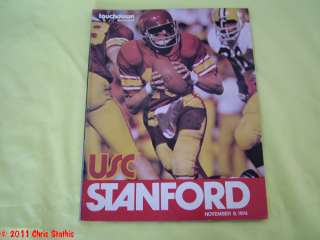 1974 USC Trojans vs Stanford Cardinals Rickey Bell  