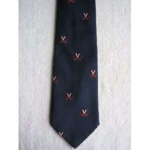  University of Virginia Polyester/Silk Necktie   Collegiate 