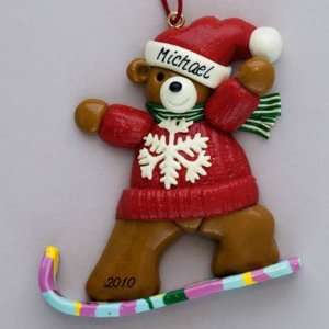  Personalized Snowboarding Ornament