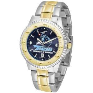  San Diego Toreros Competitor AnoChrome Two Tone Watch 