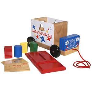  Wooden Mail Truck Toys & Games