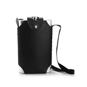   Drinking Flask 64oz with Premium Shoulder Carrying Satchel Kitchen