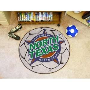  University of North Texas Round Soccer Mat (29) Sports 