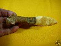 F280 4) EXTINCT Genuine Fossil CAVE BEAR FINGER BONE KNIFE Romania 