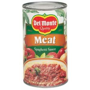 Del Monte Meat Spaghetti Sauce 26 oz  Grocery & Gourmet 