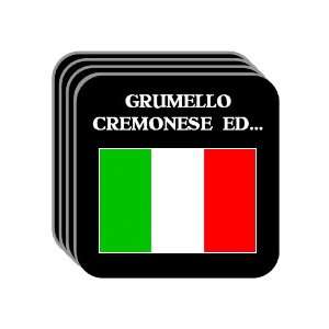 Italy   GRUMELLO CREMONESE ED UNITI Set of 4 Mini Mousepad Coasters