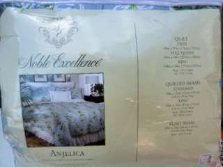   EXCELLENCE KING QUILT 3PC inc. 2 KING PILLOW SHAMS ANJELICA  