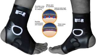RDX Neoprene Ankle Foot Brace Support Pad Guard Shin M  