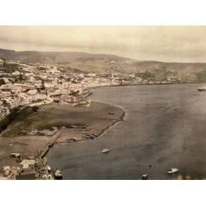  View of Horta, the Main Seaport on the Island of Faial 