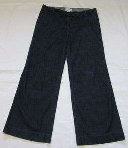 Pants Ann Taylor LOFT Trousers Denim Dark Blue Jeans Marisa 4 Short 