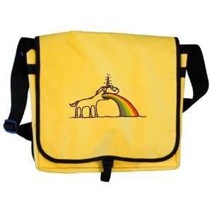  Messenger Bag Unicorn Vomiting Rainbow 