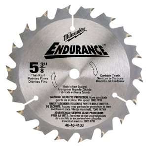 Milwaukee 48 40 4104 5 3/8 Inch 36 Tooth ATB General Purpose Saw Blade 