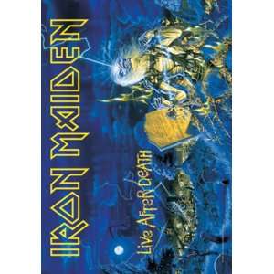     Iron Maiden poster tissu Live After Death 75 x 110 cm Music
