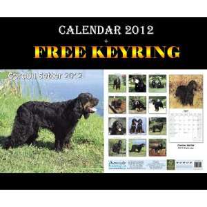 Gordon Setter Dogs Calendar 2012 + Free Keyring