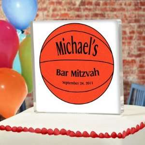  Bar Mitzvah Basketball Themed Cake Topper