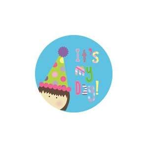  personalized its my day {brunette girl} plate 