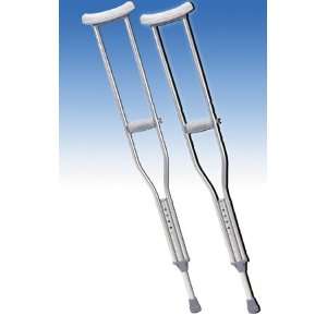  Underarm Adjustable Aluminum Crutch, Youth, 1Ea Health 