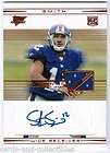 2007 Topps Performance Steve Smith Auto Jersey RC Giant