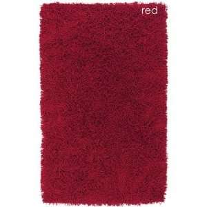  Chandra Rugs REMY RED Remy Noodle Red Shag Rug Size 