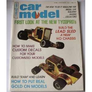  Car Model Magazine November 1971 (How To Make Custom Decals 