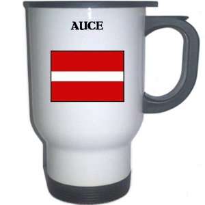  Latvia   AUCE White Stainless Steel Mug 