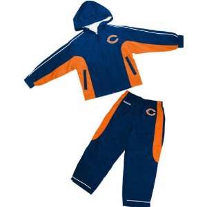  Chicago Bears Infant Full Zip Hooded Jacket and Pant Set 