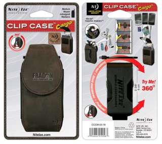   Clip Case Expresso Leather Universal Phone CCCM 03 19 Cargo New  