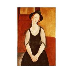 Portrait Of Thora Klinckowstrom by Amedeo Modigliani. size 14.5 