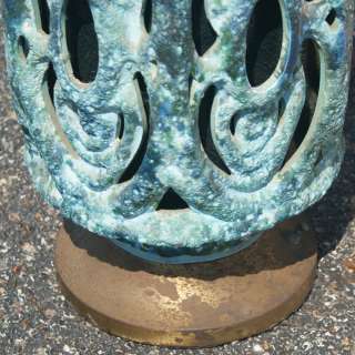 Vintage Artemis Studios Ceramic Brass Table Lamp PRICE REDUCED  