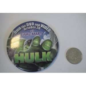  The Hulk Promotional Movie Button 