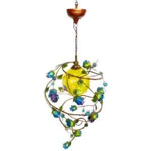  Solar Chandelier with Flowers Alpine GIL592SLR