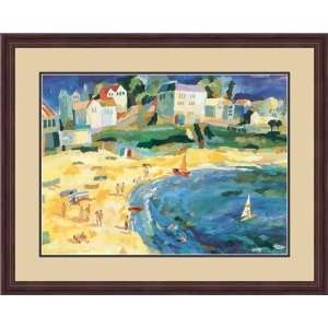  Gyllyngvase Beach by Richard Tuff   Framed Artwork