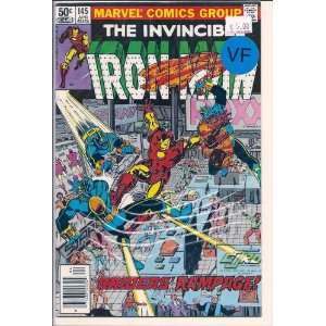 Iron Man # 145, 8.0 VF Marvel Books