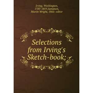   Sketch book; Washington Sampson, Martin Wright, Irving Books