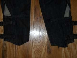 NWT Proportion of Blu Cinque Cropped Buckle Jeans 25  