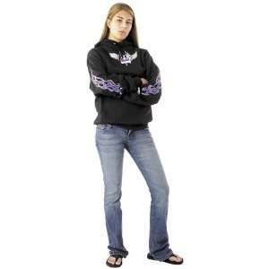  Ultimate Cycle Products BAD GIRL HEART HOODY BLACK XL 20 