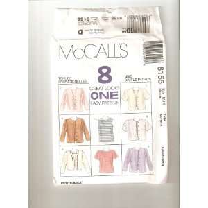  MISSES TOP & JACKET IN TWO LENGTHS SIZE 12 14 MCCALLS 8 