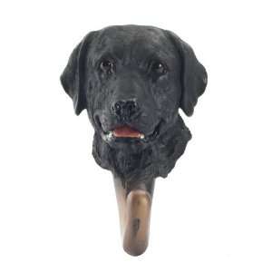  Ukm Gifts Black Labrador Dog Lead Holder Hook Resin Great 