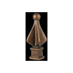  Spear finial for 1 inch metal curtain rods