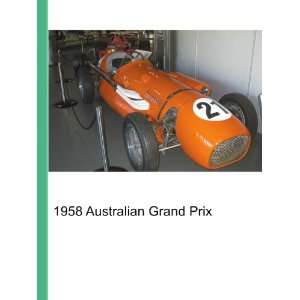  1958 Australian Grand Prix Ronald Cohn Jesse Russell 