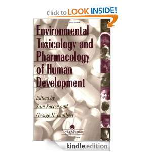   And Pharmacology Of Human Development eBook Sam Kacew Kindle Store