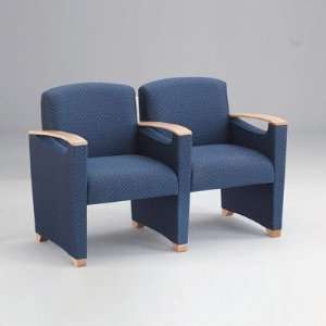  Somerset Series Two Seats with Center Arm Finish Cherry 