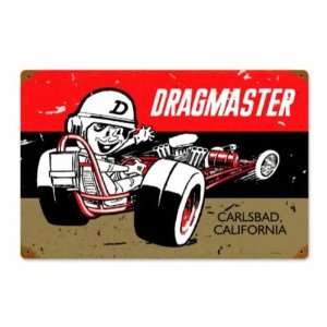  DragMaster Drag Car Auto Garage Vintage Metal Sign