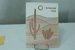 Authentic Singer Sewing Machine Manual for Model 1425  