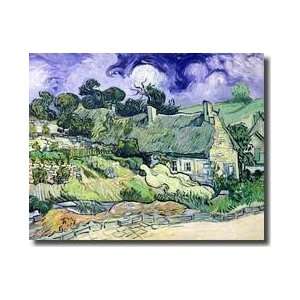   Cottages At Cordeville Auverssuroise 1890 Giclee Print