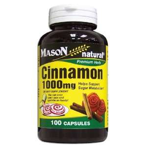  Mason CINNAMON 1000MG CAPS 100 per bottle Health 