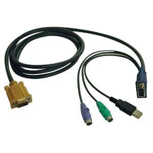   Combo Cable for B020 U08/U16 and B022 U16 KVMs (P778 006) Electronics